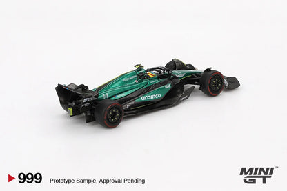 2024 FERNANDO ALONSO BAHRAIN GP) #14 ASTON MARTIN  - MINI GT F1 1:64
