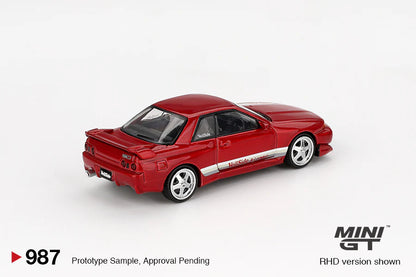 Nissan Skyline GT-R (R32) VeilSide Combat C-I Gem Red - Mini GT 1:64