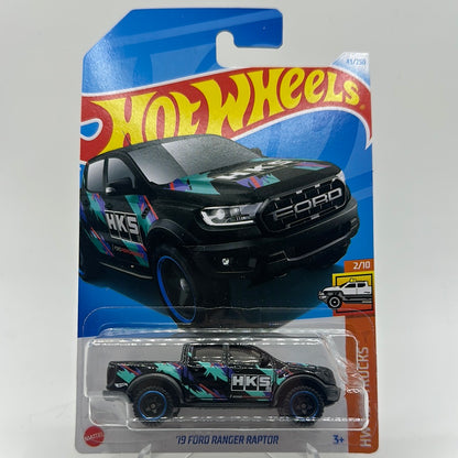 ‘19 Ford Ranger Raptor HKS - HW Hot Trucks 2/10 Hotwheels Mainline 43/250