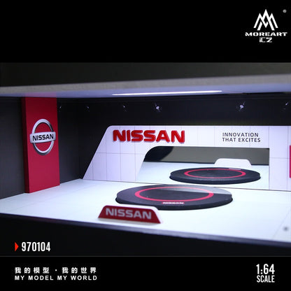Nissan Rotating Booth Exhibition Hall - MoreArt 1/64 Scale