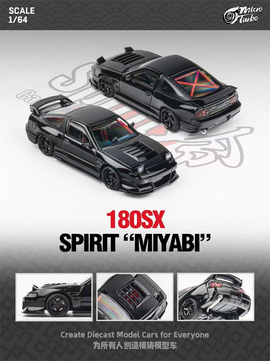 Custom 180SX "MIYABI" - Black Microturbo 1/64