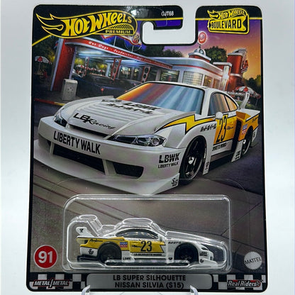 LB Super Silhouette NISSAN SILVIA S15 LBWK Boulevard #91 Hotwheels Premium