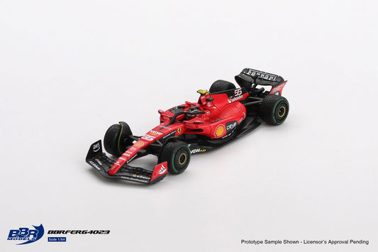 Ferrari SF23 #55 C. Sainz 2023 Monaco GP - BBR Models 1:64