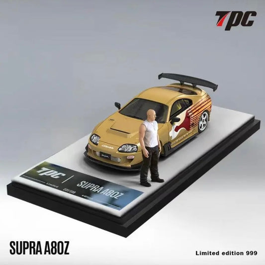 TOYOTA SUPRA A80Z Fast and Furious w/ Vin Diesel Figurine (Limited 999）