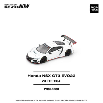 Honda NSX GT3 EVO22 White – PR64-0280