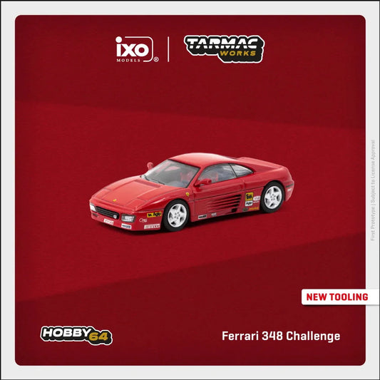 Ferrari F348 Challenge Presentation - Tarmac Works x IXO 1:64
