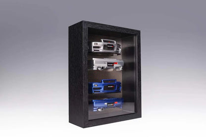 NISSAN SKYLINE GTR R34 2024 HEC BUMPER DISPLAY FRAME - MOTORHELIX 1:18