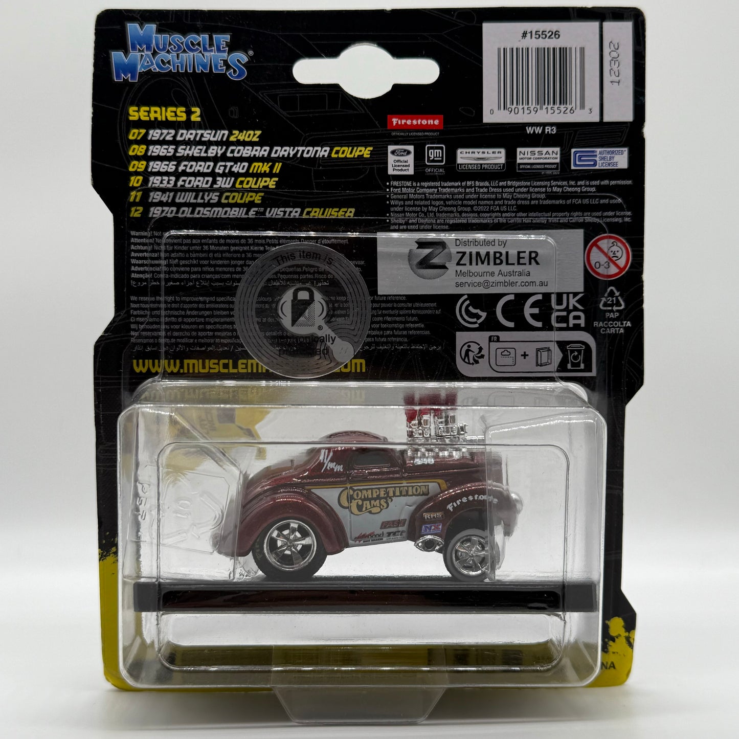 1941 Willy Coupe Model 11 - Muscle Machines MAISTO 1:64