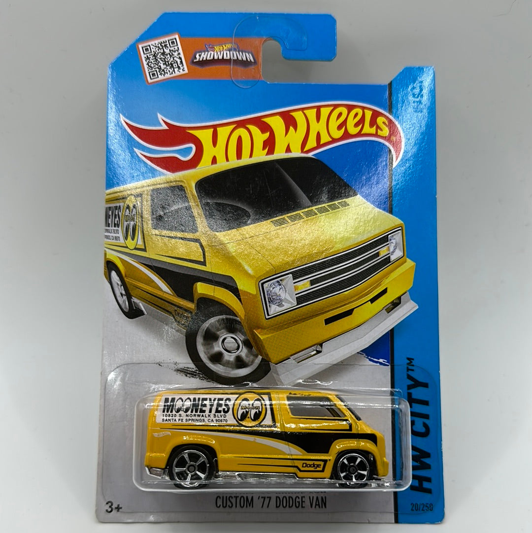 Custom ‘77 Dodge Van MOONEYES (HW City) Hotwheels Mainline 20/250