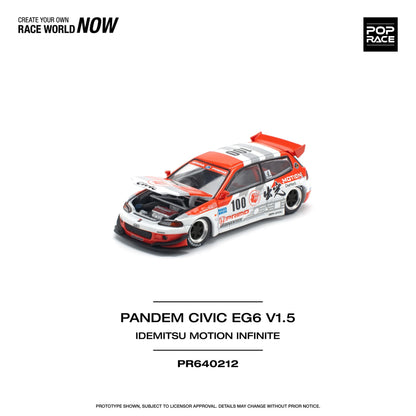 Pandem Honda Civic EG6 v1.5 Idemitsu Motion Infinite - POP RACE