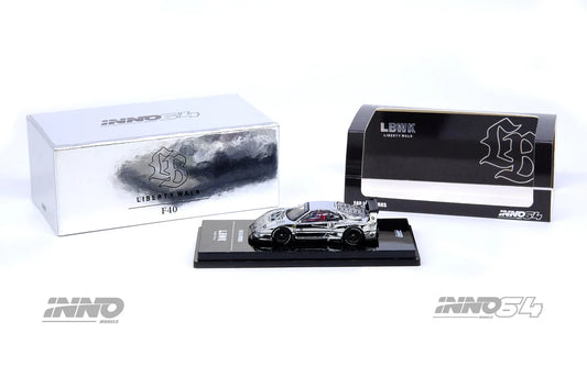 LBWK Ferrari F40 Silver Chrome (Beijing Special) INNO64