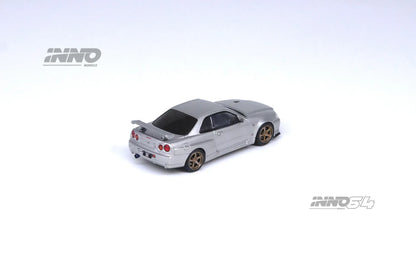 Nissan Skyline GT-R (R34) V-Spec II Silver – INNO64