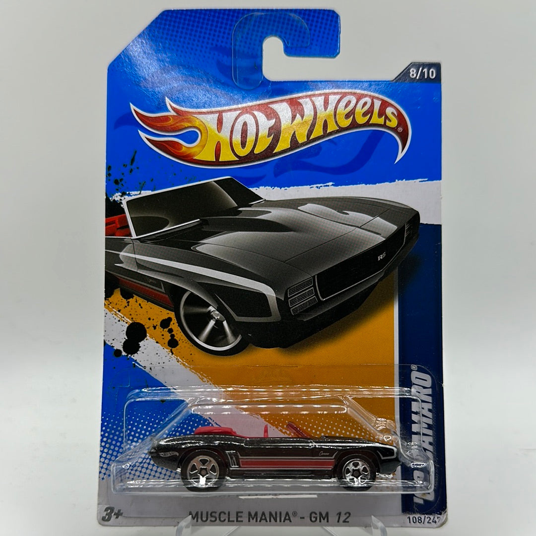 ‘69 Camaro Convertible - Muscle Mania GM 12 8/10 Hotwheels Mainline 108/247