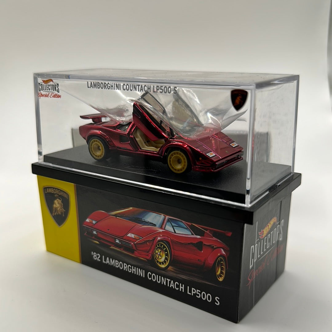 ‘82 Lamborghini Countach LP500 #722/12500 Red Hotwheels Collectors Special Edition