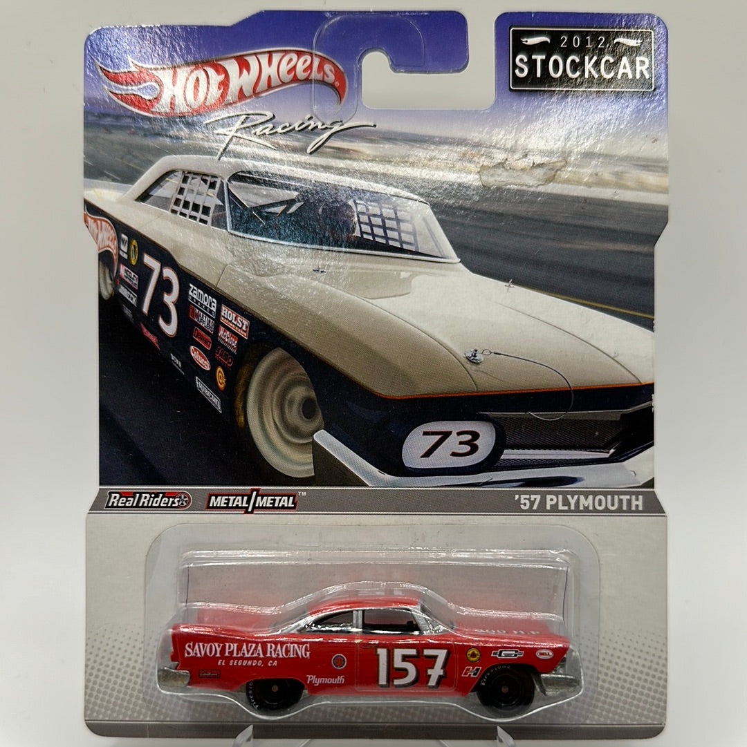 ‘57 Plymouth 2012 StockCar Hotwheels Racing Premium 1:64