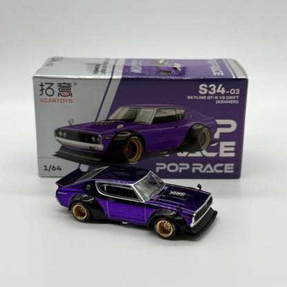 Pop Race XCARTOY Takui 1/64 Skyline Kenmeri China Limited