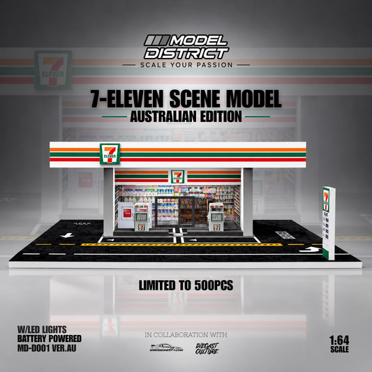 (PRE-ORDER) 7-Eleven Scene Diorama (Australian Edition) Model District *Limited to 500pcs* 1:64 Scale