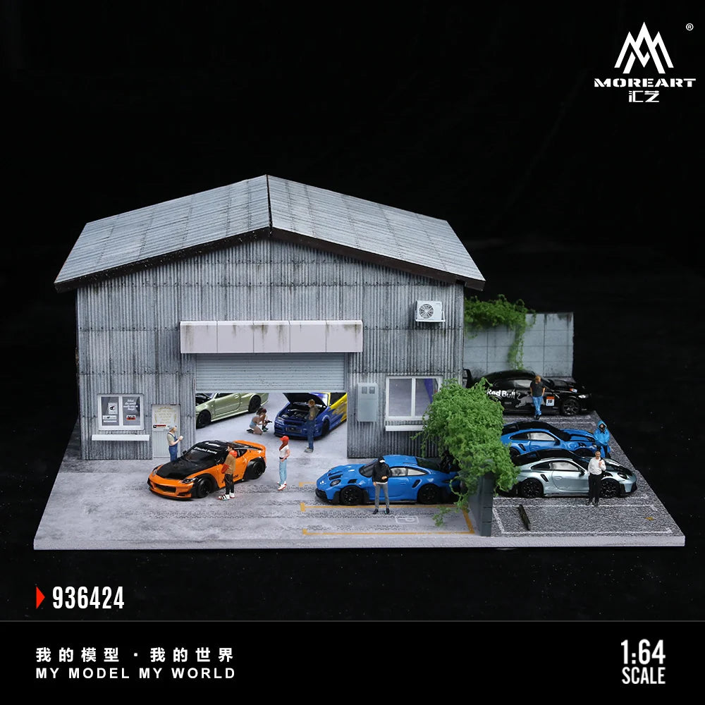 Factory Building C Diorama - MoreArt 1:64