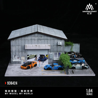 Factory Building C Diorama - MoreArt 1:64