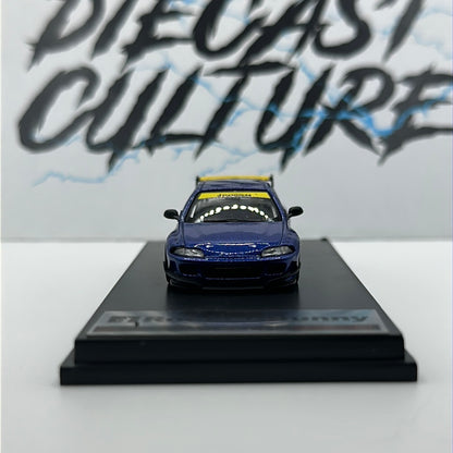 HONDA EG6 ROCKET BUNNY PANDEM BLUE 1:64 Scale