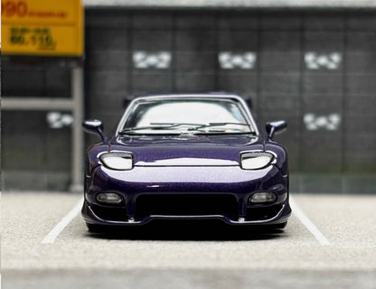 Veilside Mazda RX7 GT WING (Midnight Purple) LIMITED TO 599pcs - Mortal 1:64