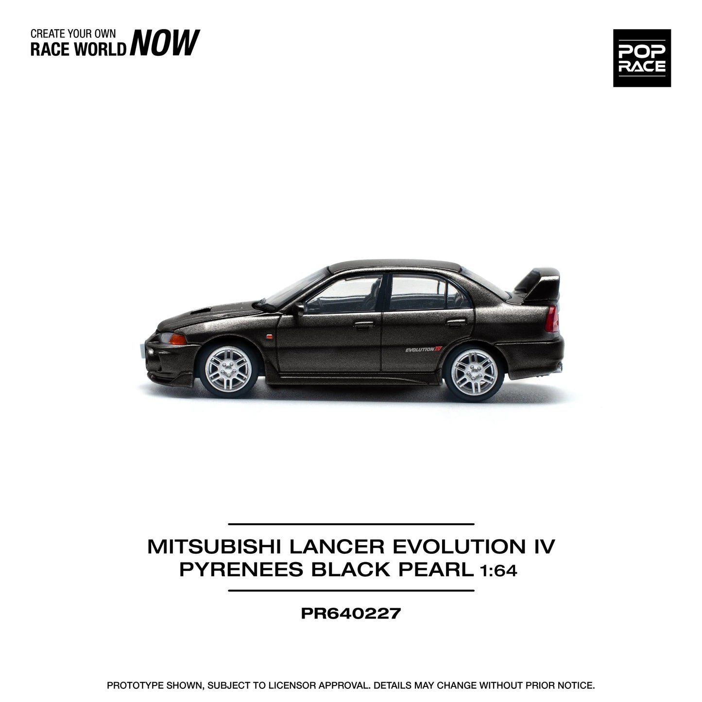 Mitsubishi Lancer Evolution IV – Pyreness Black Pearl POP RACE