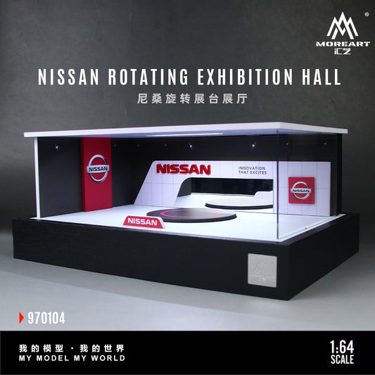 Nissan Rotating Booth Exhibition Hall - MoreArt 1/64 Scale