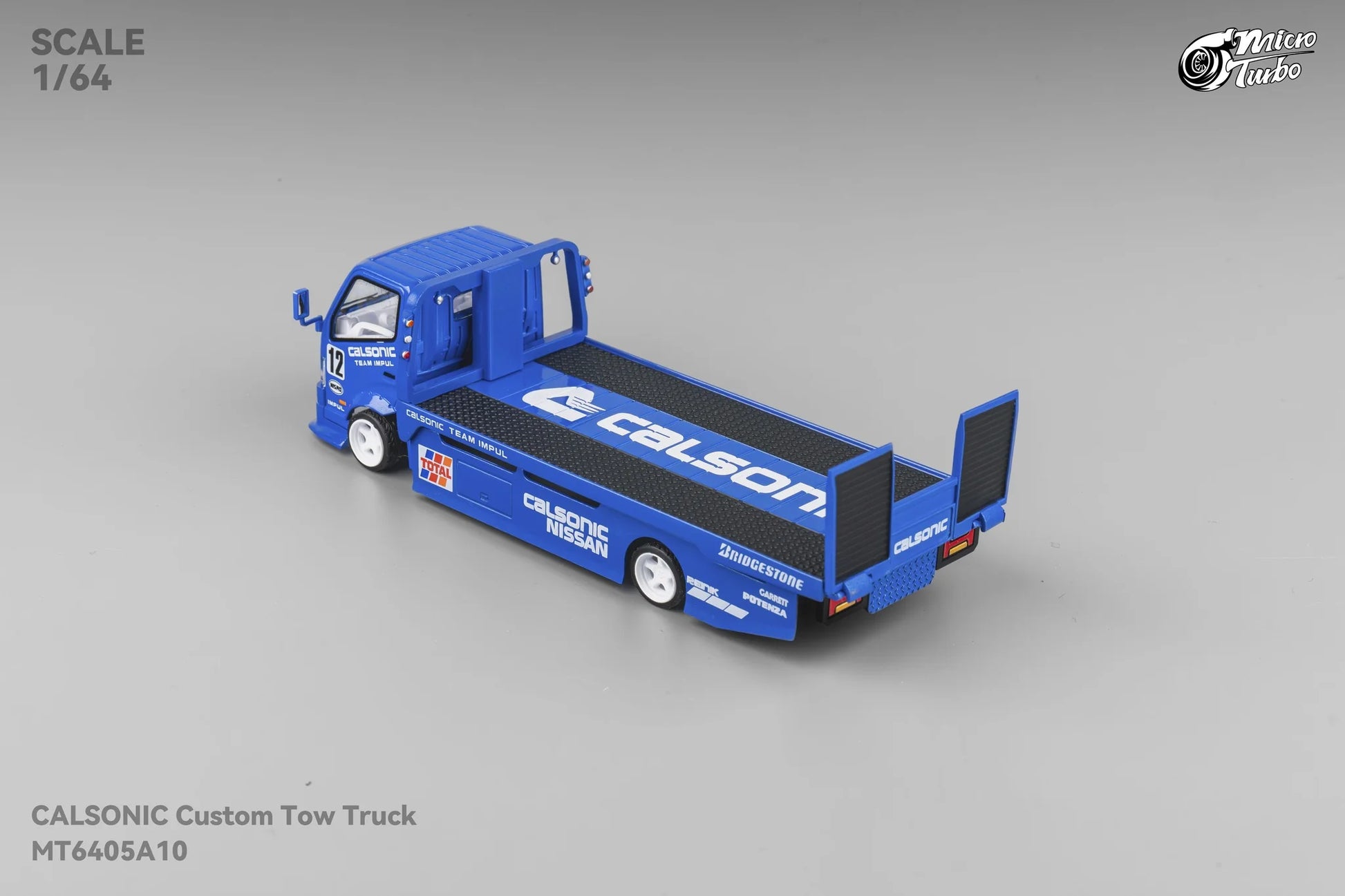 Microturbo - 1/64 Custom Tow Truck - Calsonic – Diecast Culture