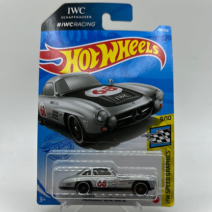 Mercedes-Benz 300 SL HW Speed Graphics 9/10 Hotwheels 196/250 Mainline 1:64