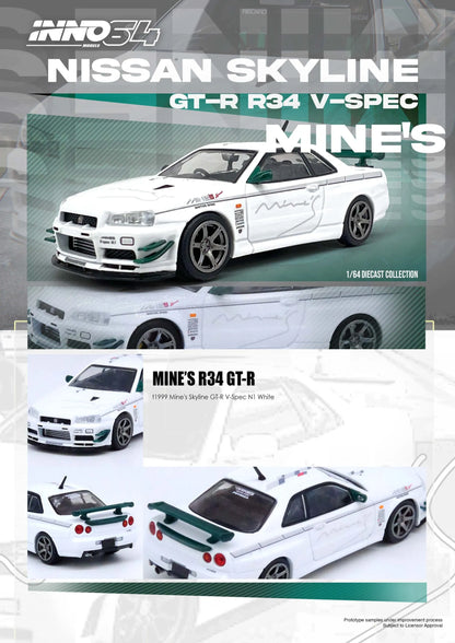 Nissan Skyline GT-R (R34) V-SPEC Tuned by “MINE’S” - INNO64
