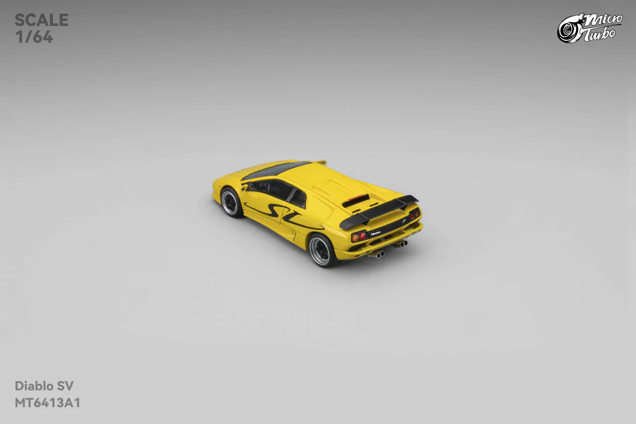 Custom Diablo SV (Metallic Yellow) - Micro Turbo 1:64