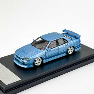 Nissan Skyline GTR ER34 (Ice Blue) 25GT AIT URAS - Mortal 1:64 *Limited to 499pcs*