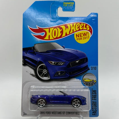 2015 Ford Mustang GT Convertible - Factory Fresh 2/10 Hotwheels Mainline 104/365