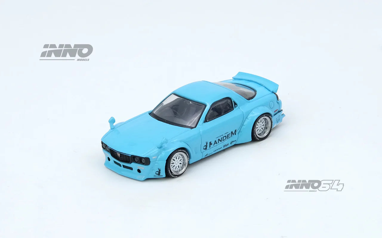Mazda RX7 (FD3S) Pandem Rocket Bunny Tiffany Blue - INNO64