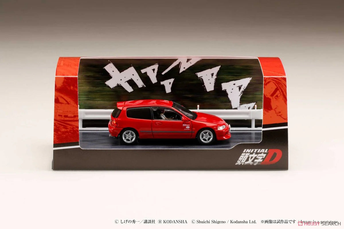 Honda Civic (EG6) / INITIAL D Myogi Night Kids with Shingo Syouji Figure - Hobby Japan