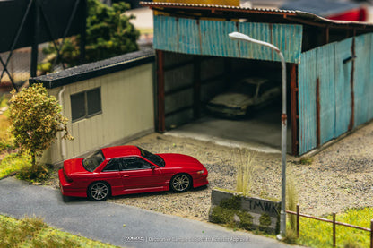 VERTEX NISSAN SILVIA S13 RED METALLIC - TARMAC WORKS 1:64