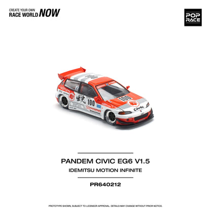 Pandem Honda Civic EG6 v1.5 Idemitsu Motion Infinite - POP RACE
