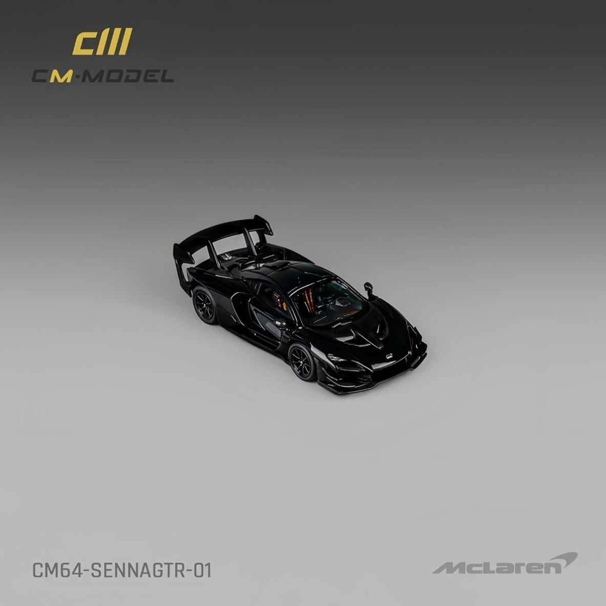 McLaren Senna GTR – Black - Limited Edition CM-Model 1:64