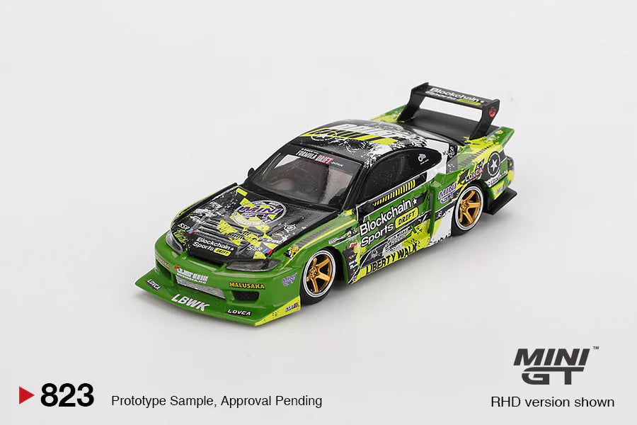NISSAN LB-SUPER SILHOUETTE S15 SILVIA (2024 FORMULA DRIFT) MINI GT 1:64