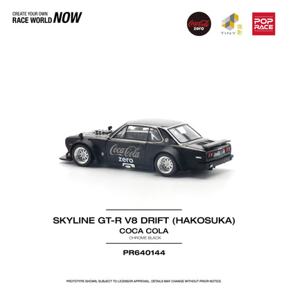 Nissan Skyline GT-R V8 (Hakosuka) Coca Cola Zero Black Chrome – PR64-0144
