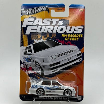 Volkswagen Jetta MK3 Fast & Furious 4/5 Hotwheels Mainline HW Decades of Fast