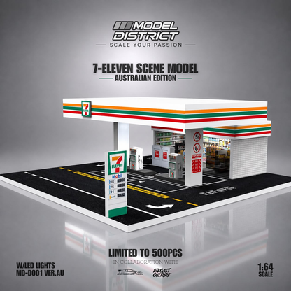 (PRE-ORDER) 7-Eleven Scene Diorama (Australian Edition) Model District *Limited to 500pcs* 1:64 Scale