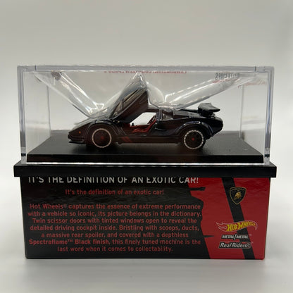 ‘82 Lamborghini Countach LP500 #11184/12000 Black Hotwheels Collectors Special Edition