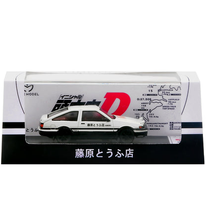 Toyota AE86 INITIAL D (White Top) - Time Model 1:64