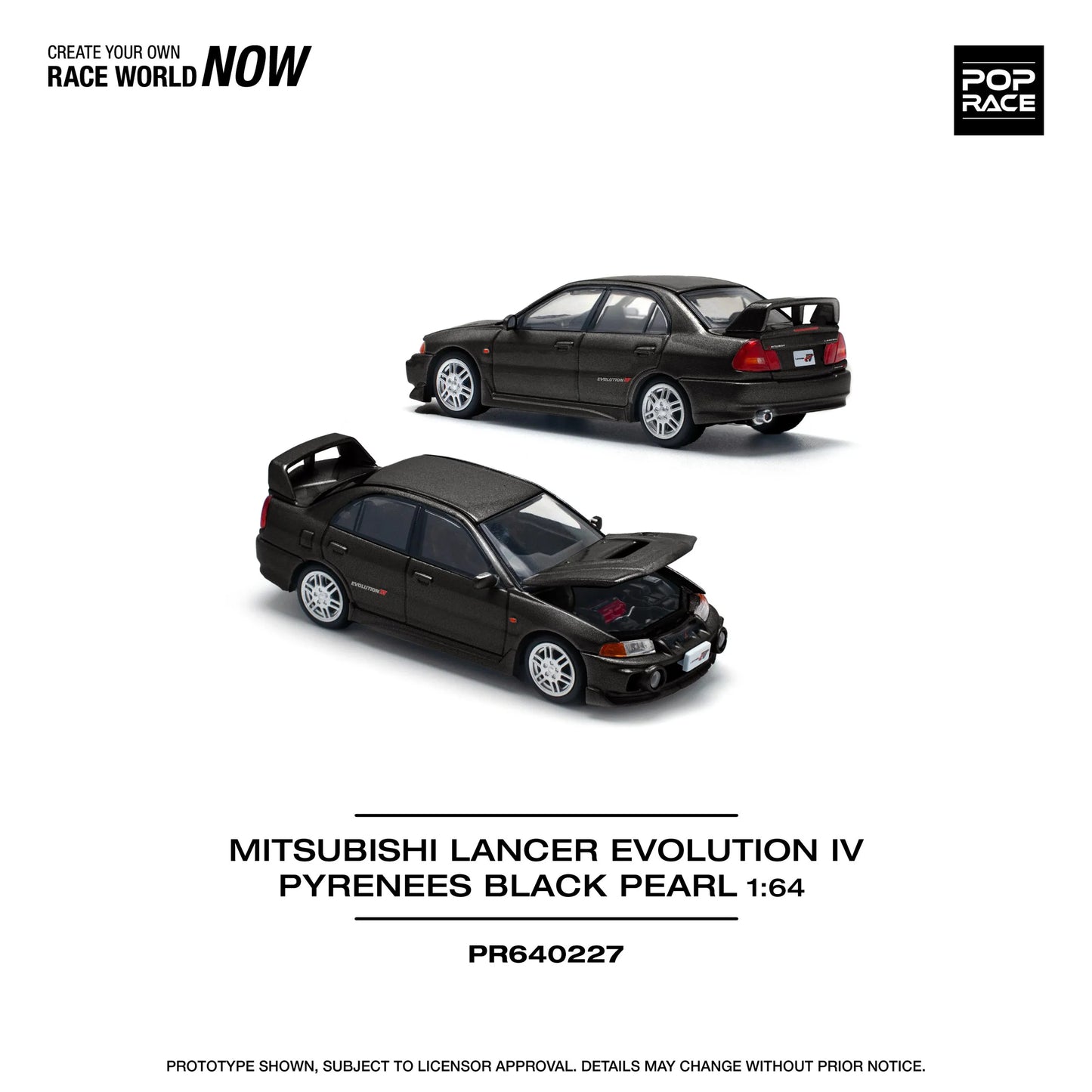 Mitsubishi Lancer Evolution IV – Pyreness Black Pearl POP RACE
