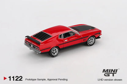 1971 FORD MUSTANG MACH 1 (RACE RED) MiniGT 1:64