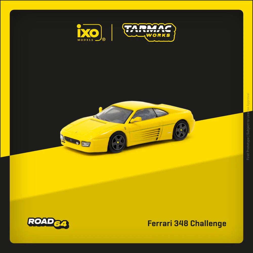Ferrari 348 Challenge Yellow - Tarmac Works x IXO