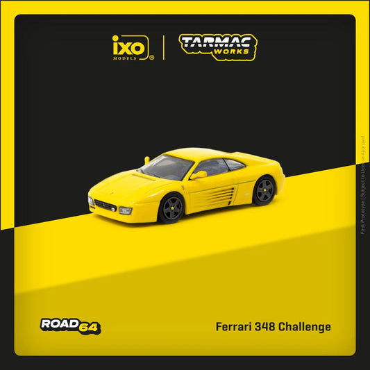 Ferrari 348 Challenge Yellow - Tarmac Works x IXO