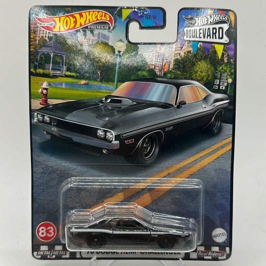 ‘70 Dodge Hemi Challenger Boulevard #83 Hotwheels Premium 1:64