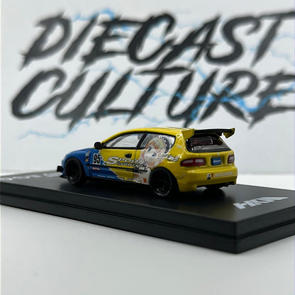 HONDA EG6 ROCKET BUNNY PANDEM SPOON SPORTS 1:64 Scale